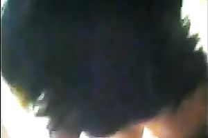 Amateur POV angle blowjob movie scene with a sexy Chinese wench