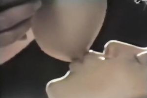 Two cuddly blonde chicks take up with the tongue and engulf every other teats