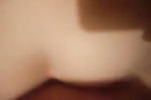 I have a fun banging my girlfriend's dark hole from behind