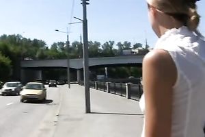 Here again this Russian urinate fetishist pees in public