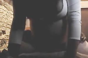 My corpulent GF shows her cock-riding skills to me in homemade episode