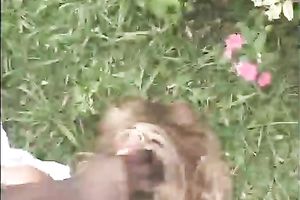 Slutty slutwife is riding her gardener's weenie in cowgirl position