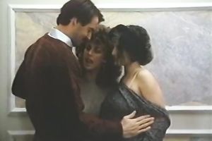 Hussy jade Barbara copulates in hardcore FFM threesome porn movie scene