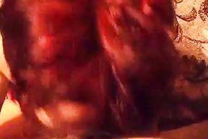 Raunchy looking aged woman is engulfing my 10-Pounder with all the excitement she has