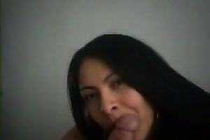 Fabulous Latina drives me insane with a irrumation in POV scene