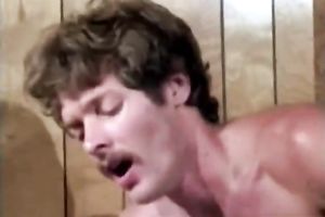 Gorgeous retro honey sucks a prick in advance of taking a ride on it