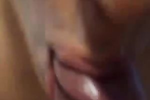 Filling throat of my graceful cheating wife with my yummy sticky sperm