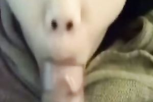 Stunning POV with my Asian paramour working on my shaft