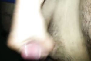 Brunette fattie works on my pecker untill it explodes with sex cream