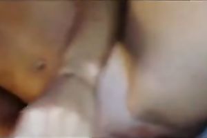 Teasing her with a dildo and fucking in missionary position