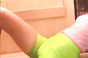 Nice homemade movie with my slender GF showing her cameltoe