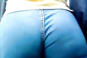 Chick with killer butt acquires caught on my hidden camera