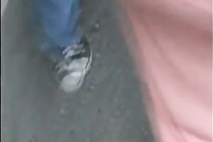 Bootyful woman in sundress gets caught on my hidden webcam in the street