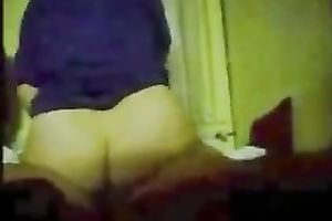Fat bottomed harlot is riding my prick in cowgirl position