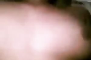 My cute brunette hair girlfriend acquires her hirsute poon shoved