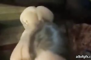 This pretty miniature skank can't live without it in each position