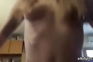 This pretty miniature skank can't live without it in each position