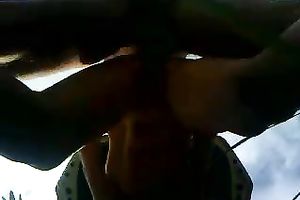 Raunchy and barefaced girlfriend asks me to gangbang her in the butt