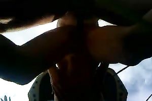 Raunchy and barefaced girlfriend asks me to gangbang her in the butt