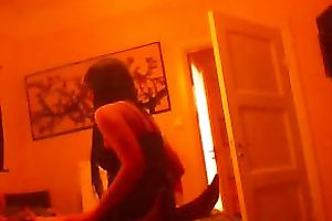 Gorgeous nineteen yo hooker takes my weenie for a ride - hidden webcam