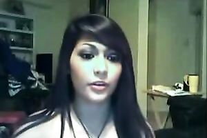 My ally and me dance in front of a webcam and show our scoops