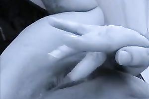 Solo scene with me fingering my bald pussy and squirting
