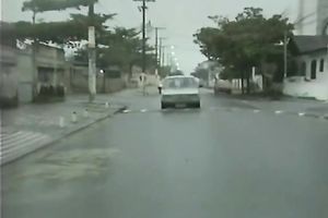 Redhead doxy blows outdoors and enjoys it from behind