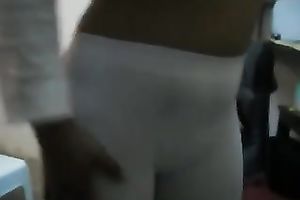 The big marangos with giant nipps and a worthy brown a-hole in white panties