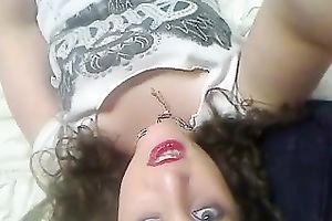 Demonstrating my pink lips and sexy pussy for the camera