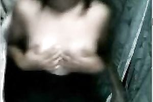 Adorable Latina livecam legal age teenager shows me her merry pointer sisters