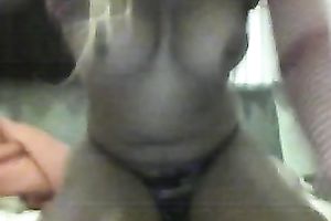 Nice livecam movie scene with my TS blond GF showing her mounds and a-hole