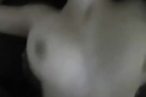 Short-haired coed enjoys interracial banging with me