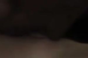 Short-haired coed enjoys interracial banging with me