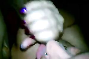 Pierced white whore sucks and rubs my BBC in hardcore POV