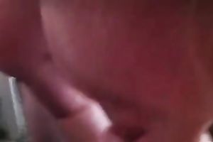 She is blowing my 10-Pounder so busily on my POV dilettante sex tape