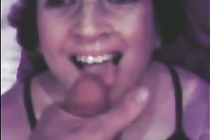 Mature brunette hair white wife eats a cumload after missionary style sex