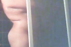 My fat brunette fuckbuddy washes her bra buddies and hirsute love tunnel