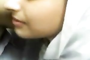 I love giving a kiss my barefaced girlfriend in front of a camera