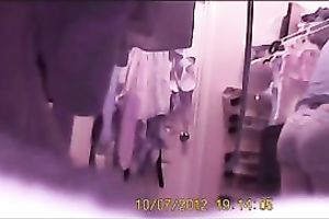 Spying on sexy overweight Married slut getting exposed in her changing room