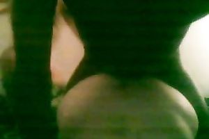 The fat whore I am screwing from the back loves it large and dark