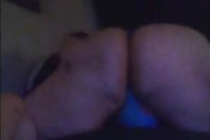 Homemade solo with my overweight husband fingering her butthole