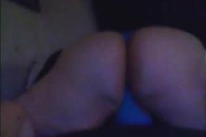 Homemade solo with my overweight husband fingering her butthole