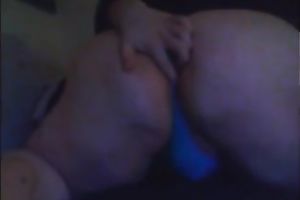Homemade solo with my overweight husband fingering her butthole