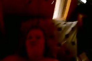 This trashy woman is actually into having sex in missionary position