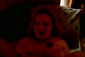This trashy woman is actually into having sex in missionary position