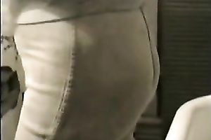 My breasty white wife masturbates and gives me a wonderful cook jerking