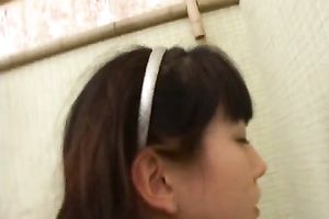 Skinny wench Alina groans sweetly whilst riding a weenie