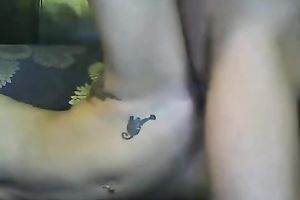 Tattooed wench rubs a knob and acquires her vagina pounded unfathomable