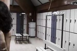 Two marvelous and hot milfs in the gym working out