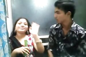 I love giving a kiss with my Indian girlfriend in front of my allies